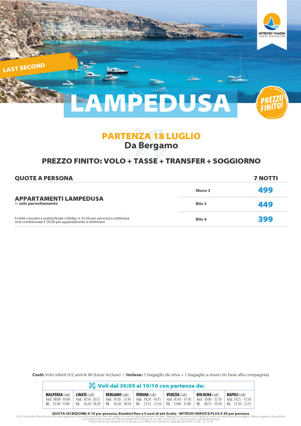 107 26 lampedusa partenza 18 luglio bergamo