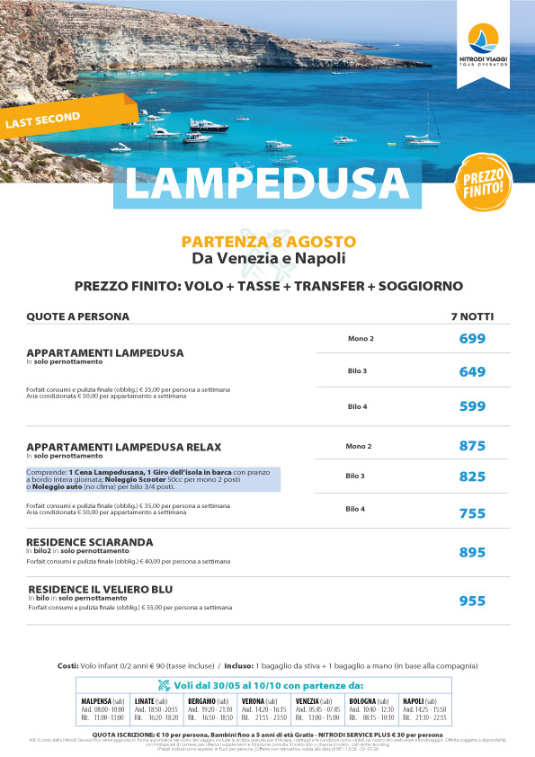 113 26 lampedusa partenza 8 agosto
